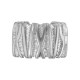 Anillo de Acero Inoxidable 304 con Rombo 14x21mm