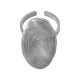 Anillo de Acero Inoxidable 304 Oval 17.4x36mm