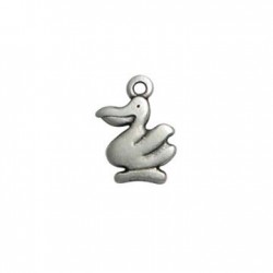 Colgante de Metal Zamak Pelícano 10x15mm