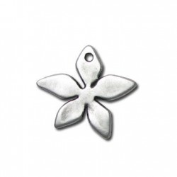 Colgante de Metal Zamak Flor 22x25mm