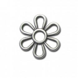 Colgante de Metal Zamak Flor 27mm