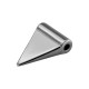 Entrepieza de Metal Zamak Triangulo 17x8mm (Ø 2.5mm)