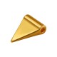 Entrepieza de Metal Zamak Triangulo 17x8mm (Ø 2.5mm)