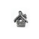 Colgante de Metal Zamak Casa de Pájaro 14mm