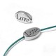 Pasador de Metal Zamak Ovalado "LOVE" 13x8 (Ø1.4mm)