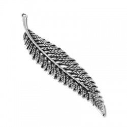 Colgante de Metal Zamak Hoja 16x65mm