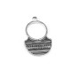 Colgante de Metal Zamak 'Etnicos 23x32mm