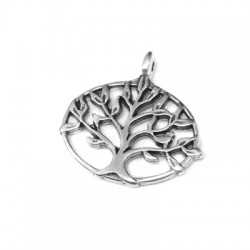 Colgante de Metal Zamak Árbol de la Vida 27x21mm