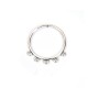 Colgante de Metal Zamak Aro 32mm con 5 Portacolgantes (Ø 1.2mm)