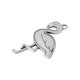 Colgante de Metal Zamak Flamenco 27x39mm