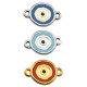 Conector de Metal Zamak Tres Circulos Esmaltados 15x14mm