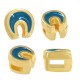 Pasador de Zamak Herradura Esmaltada 6,5mm (Ø 3.2x1.7mm)