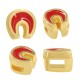 Pasador de Zamak Herradura Esmaltada 6,5mm (Ø 3.2x1.7mm)