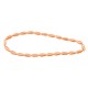 Entrepieza de Perla de Vidrio Gota 8x18mm (Ø 0.6mm) (~22pcs/tira)