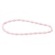 Entrepieza de Perla de Vidrio Gota 8x18mm (Ø 0.6mm) (~22pcs/tira)