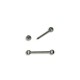 Barrita Tornillo (Piercing) de Metal Latón con Bolas 20x1.5mm (bola 4mm)