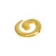 Colgante de Metal Zamak Espiral 35x5mm (Ø2,2mm)