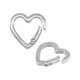 Cierre Mosqueton de Metal Zamak Corazon 26mm