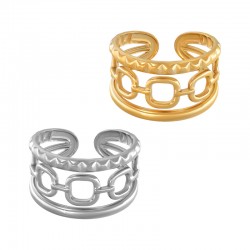 Anillo de Acero Inoxidable 304 con Cadena 12x20mm