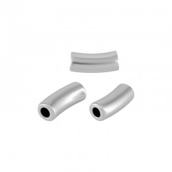 Tubo de Metal Zamak Curvado 15x5.5mm (Ø3mm)