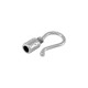 Terminal con Gancho de  Metal Zamak Curvado 10x18mm (Ø3mm)