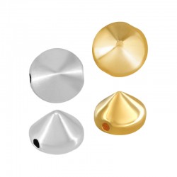 Entrepieza de Metal Zamak Cono ~8mm/5mm (Ø1.2mm)