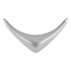 Colgante de Metal Zamak Barra Triangular  ~73x42mm/3.2mm (Ø2mm)