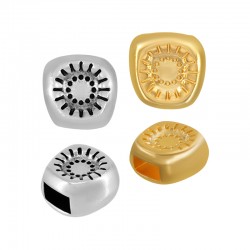 Entrepieza de Metal Zamak ~9mm/6.5mm (Ø5.2x3.2mm)