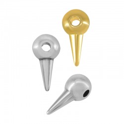 Colgante de Metal Zamak 7x15mm (Ø2.2mm)