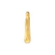 Colgante de Metal Zamak Barra Irregular 23x4mm (Ø3.2mm)