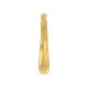 Colgante de Metal Zamak Barra Irregular 32x4mm (Ø3.2mm)