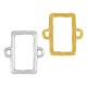 Conector de Metal Zamak Rectangular 12x20mm
