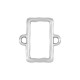 Conector de Metal Zamak Rectangular 12x20mm