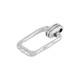 Colgante de Metal Zamak Rectangular 14x28mm (Ø2.2mm)