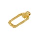 Colgante de Metal Zamak Rectangular 14x28mm (Ø2.2mm)
