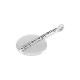 Colgante de  Metal Zamak Redondo 15x26mm (Ø2.2mm)