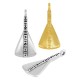 Colgante de  Metal Zamak Triangulo 14x25mm (Ø2.2mm)