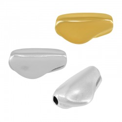 Entrepieza de  Metal Zamak Irregular 23x12mm (Ø3mm)