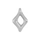 Colgante de  Metal Zamak Rombo ~20x30mm (Ø2.8mm)
