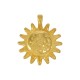 Colgante de  Metal Zamak Sol 29mm (Ø2.2mm)