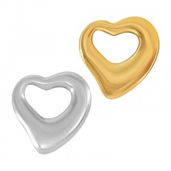 Colgante de Metal Zamak Corazón 26x29mm/5.7mm