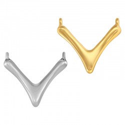 Pasador de Metal Zamak V 33x25mm/4mm