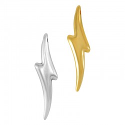 Colgante de Metal Zamak Trueno 10x43mm/5mm Ø2mm