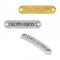 Conector de Metal Zamak Barra 35x8mm/2.2mm Ø2mm
