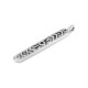 Colgante de Metal Zamak Barra Étnica 35x6mm/2.8mm