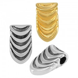Colgante de Metal Zamak Geométrico 8x15mm Ø3.2mm