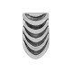 Colgante de Metal Zamak Geométrico 8x15mm Ø3.2mm