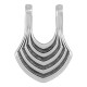 Colgante de Metal Zamak Geométrico 23x30mm Ø3.2mm
