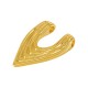 Colgante de Metal Zamak "V"  23x32mm Ø3.2mm