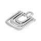 Colgante de Metal Zamak Rectangular con Barras 26x35mm